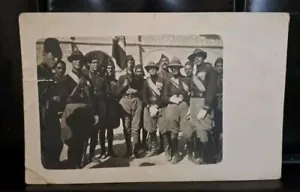 Foto Cartolina Originale Inaugurazione Manifattura Tabacch Tripoli 1923 Militari - Foto 1 di 2