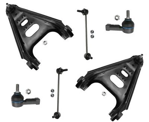 Fits For 08-2013 Smart ForTwo (2) Control Arms Tie Rods Ball Joints Links 6Pcs - Picture 1 of 6