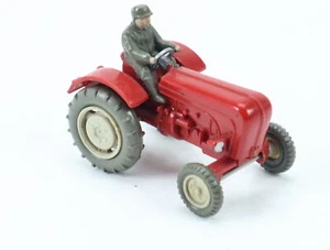 Wiking H0 modellino auto 491/3 trattore trattore Porsche rosso 1:87 - Foto 1 di 3