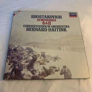 London 411 939-1 Haitink Shostakovich Symphonies 6 & 11 2LP VINYL box set - Picture 1 of 10