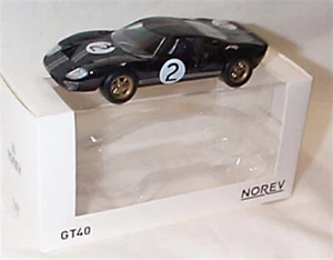 Norev Ford GT40 Black Gold Wheels No2 1966 New in Box - Picture 1 of 4