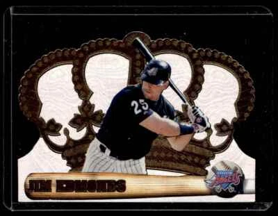 1998 Pacific Crown Royale Jim Edmonds Anaheim Angels #2 - Image 1 of 2