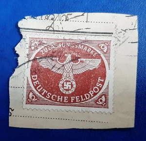 Stamp Germany Deutsches Reich FELDPOST WWII, Registration Mark 1942 (24332) - Picture 1 of 2