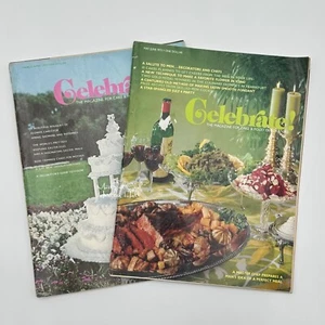 Celebrate! Magazine Lot Of 2 73 & 74 Recipes Cakes Party Ideas & Inspiration - Picture 1 of 15