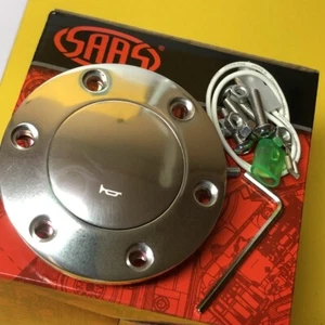 SAAS HB1008 Steeeing wheel horn button for SAAS Classic wheels Polished - Picture 1 of 5