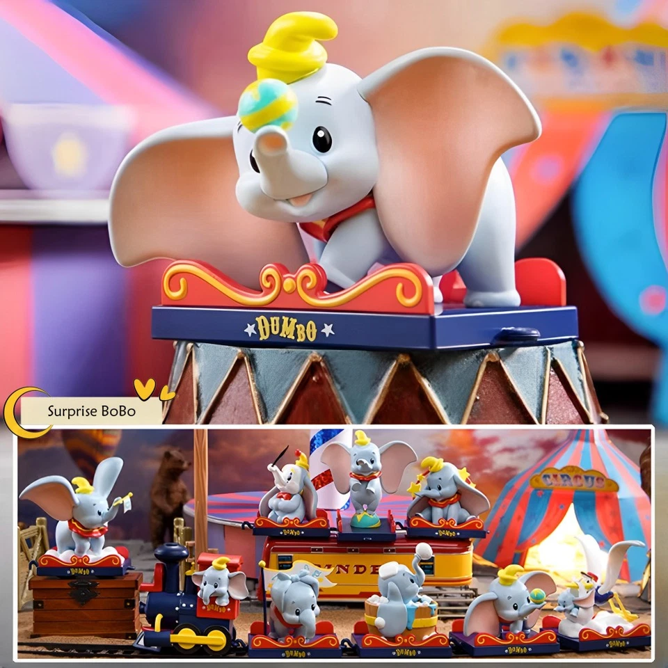 HEROCROSS Disney Dumbo Train Circus Series Blind Box Confirmed Figure Toy Gift - Image 1 of 4