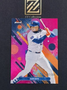 2025 Topps Finest Baseball Juan Soto 007/350 Magenta Refractor -LYQ - Picture 1 of 2