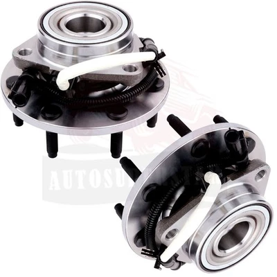 2pcs Front Wheel Bearing Hub Assembly W/ABS For 01-04 Ford F-250 F-150 Heritage - Image 1 of 4
