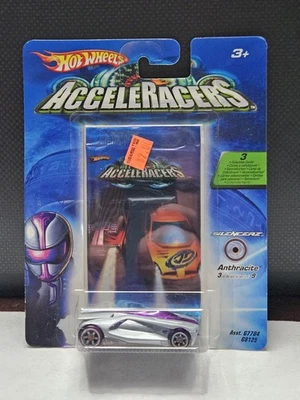Hot Wheels AcceleRacers Anthracite - Silencerz 3 of 9 Nice International Card - Image 1 of 4