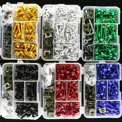 Complete Fairing Bolt Screws Bodywork Kit For Kawasaki Ninja ZX6R ZX10R ZX14R - Image 1 of 4
