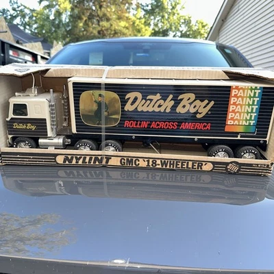 Vintage Nylint Dutch Boy Paints GMC 18 Wheeler Truck Trailer Semi NIB - Image 1 of 2