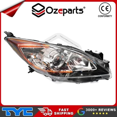 RH RHS Right Hand Head Light Lamp (Amber) For Mazda 3 BL Sedan / Hatch 2009~2013 - Image 1 of 4