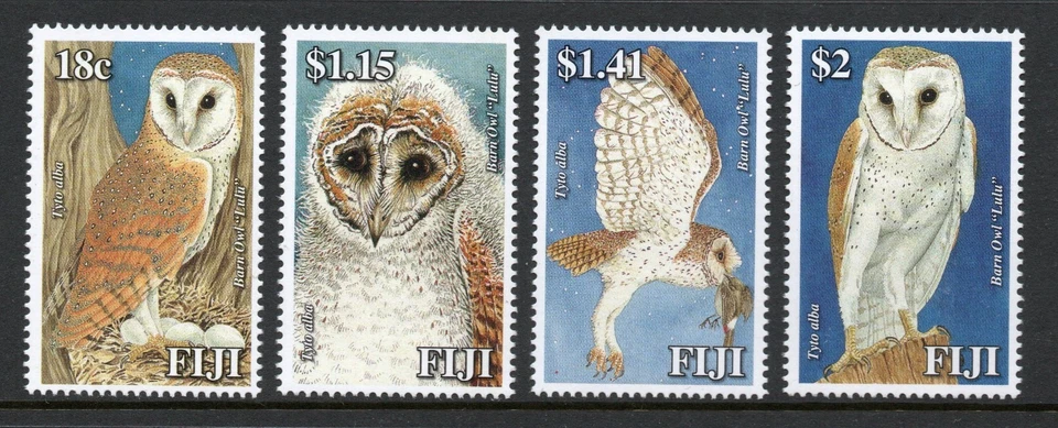 Fiji 2006 Barn Owl set SG 1303-1306 Mnh. - Image 1 of 1