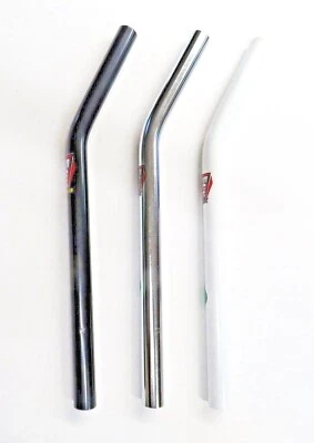 MCS BMX Racing Seatpost Laid Back Cro Mo 22.2 mm / 7/8 in Chrome White or Black