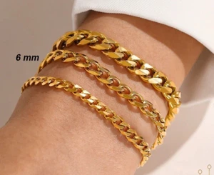 NEW 14K Yellow Gold Interweave Chain Boho Summer Luxury Bracelet - Picture 1 of 6