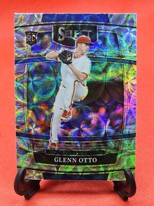 2022 Panini Select Concourse Scope Prizm #6 Glenn Otto RC (Rangers)
