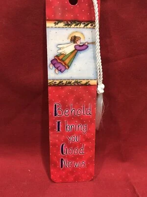 Behold I bring you good news Christmas bookmarks Dickson,                       Foto 1 de 2