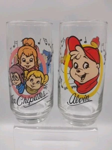 Alvin und die Chipmunks—Die Chipetten—Trinkgläser—1985—Vintage 80er—2 Stück - Bild 1 von 4
