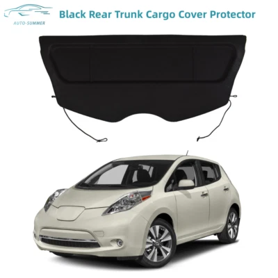 For Nissan Leaf 2013-2017 Black Rear Trunk Cargo Cover Protector 799103NL1B Foto 1 de 4