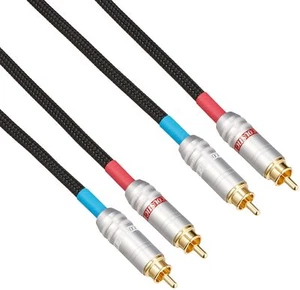 Acoustic Revive Single-Core RCA Line Cable Unbalanced 1m LINE-1.0R-tripleC-FM - Picture 1 of 1