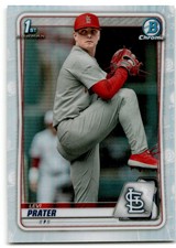 2020 Bowman Draft #BD-125 Levi Prater Chrome Refractor