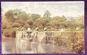 England London Kensington Gardens The Fountain - posted 1923