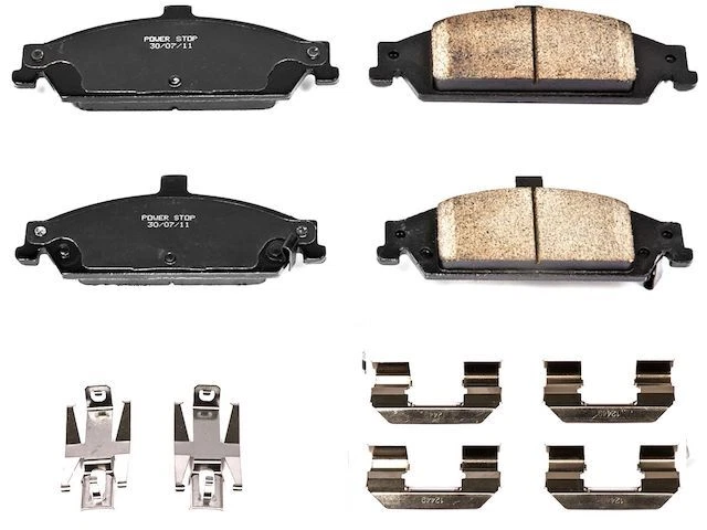 Front Power Stop Brake Pad Set fits Pontiac Grand Am 1999-2005 56HGSM - Image 1 of 1