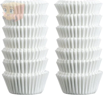 Zenker Mini-Muffinförmchen Papier weiß Ø3 cm – 240 Stück - Bild 1 von 4
