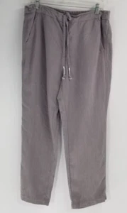 J CREW Größe Large L Cropped Tie Waist Sea Side Hose Pull On grau - Bild 1 von 6