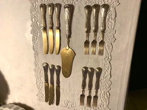Servizio in Placcato argento - 6 forchette +6 coltelli + 1 disp. - Foto 1 di 5