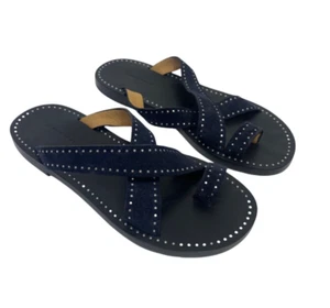 NWOB Isabel Marant Jinsay Sandals in Navy Size 38 - Picture 1 of 9