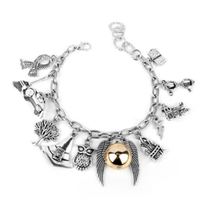 HARRY POTTER BRACELET 12 SYMBOLES, QUIDDITCH, POUDLARD. NEUF - Imagen 1 de 7
