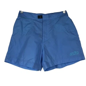 VINTAGE NIKE - GIRLS BLUE 100% NYLON SHORTS - 463693-412 90'S Y2K - Picture 1 of 6