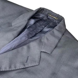 Corneliani Men’s 100% Wool 3-Button Blazer Navy Blue • Italy • 46L US | 56 EU - Picture 1 of 14