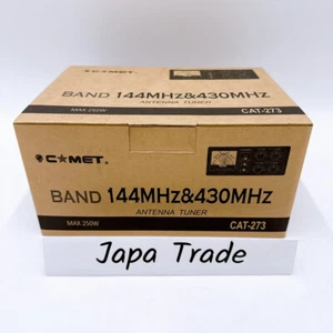 Comet CAT-273 144/430MHz łącznik antenowy czarny w pudełku od JPN - Zdjęcie 1 z 12