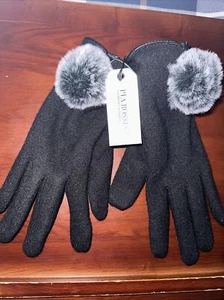 Pia Rossini finto nero con pompon grigio nuovo con etichetta - Foto 1 di 8