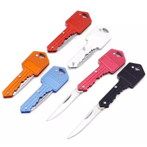 NEW Outdoor Fishing Camping Pocket Folding Blade Keychain Small Cool LOOK Knife 