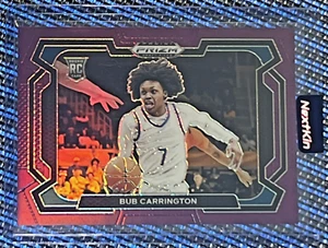 Bub Carrington 2024 Panini Prizm Draft RC Rookie Variation Purple Prizm /75 #88. - Foto 1 di 3