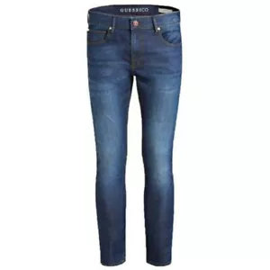 GUESS Jeans Trousers Man Chris Skin Stretch Light Springy M02A27D3ZM1 - Picture 1 of 4