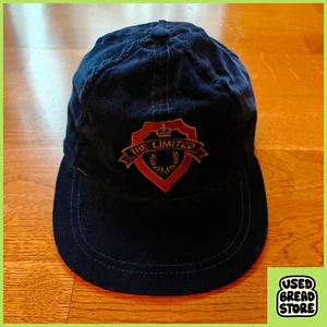 Vintage The Limited Crested Velour Hat | Navy | One Size | Frazzled | Y2K | Mall - Picture 1 of 3