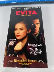 Evita (1996), VHS Movie, Hollywood Pics Home Video (1997), Madonna Musical - Picture 1 of 3