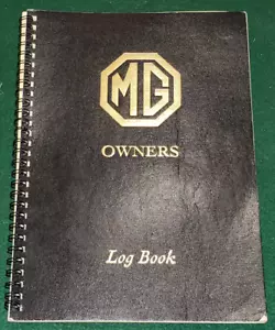 Cuaderno de bitácora para propietarios de automóviles MG - Imagen 1 de 2