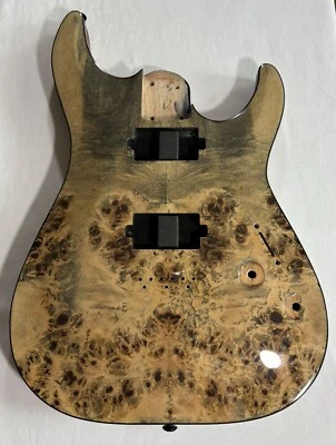 2023 Schecter Omen Elite-6 Body HH Poplar Burl Top Hardtail - Image 1 of 4