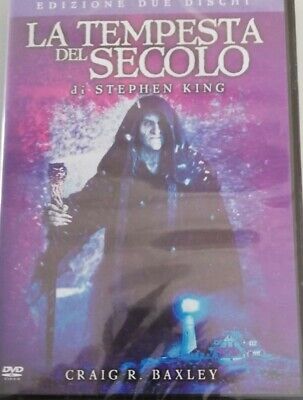 LA TEMPESTA DEL SECOLO RARO 2 DVD Vendita ITALIA WARNER - STEPHEN KING HORROR • 13€