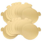 100 Mini-Kuchenbretter Gold Kreis Cupcake-Displays Mousse-Kuchenbretter