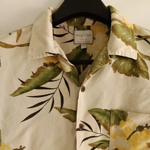 Mens Trader Bay Camp Shirt - Short Sleeve - Size L - Picture 1 of 7