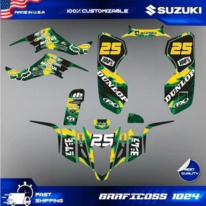 Kawasaki KFX 400 2003–2008 Grafik-Kit Ltz 400 Suzuki Wrap Graphics - Bild 1 von 4