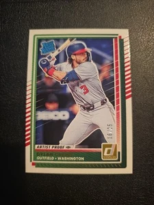 2025 Donruss Dylan Crews /25 Artist Proof Nationals Rated Rookie RC - Picture 1 of 2