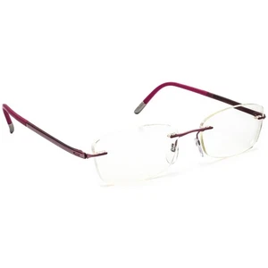 Silhouette Eyeglasses 5479 40 6058 Fusion Collection Rose Rimless 51[]17 135 - Picture 1 of 7