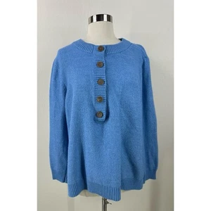 J. Jill Pure Jill Cotton Blend Henley Damen Pullover XL - Bild 1 von 11